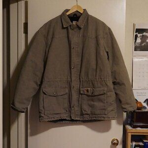 Carhartt Insulated Military Field Jacket, Men's Large, Excellent Used Condition